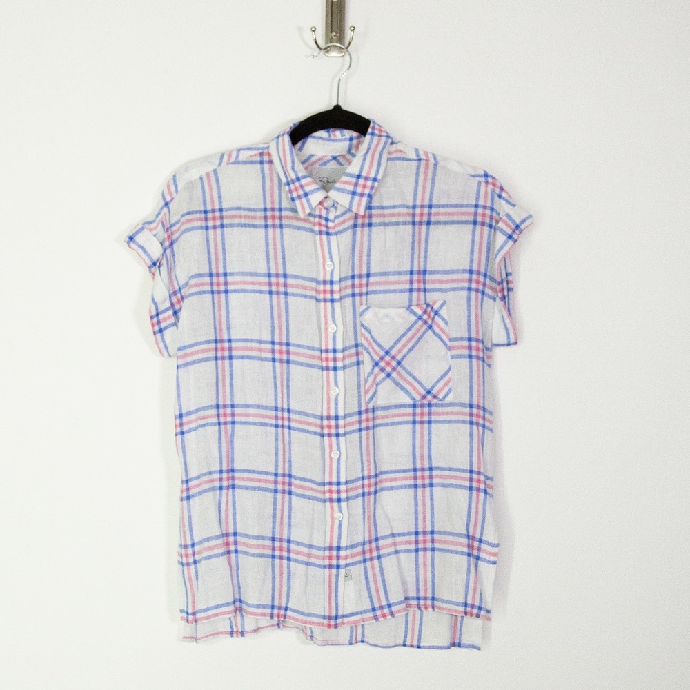 Rails Free People Britt Plaid Shirt Button Down XS